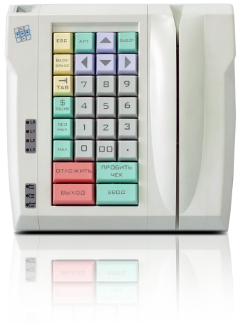 Клавиатура LPOS-II-032 со считывателем магнитных карт