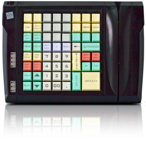 Клавиатура LPOS-II-64 с клавишами с лазерной гравировкой