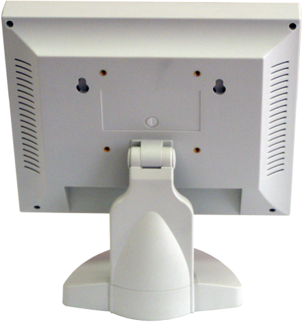POS-монитор LPOS-8.4TFT серого цвета. Вид сзади