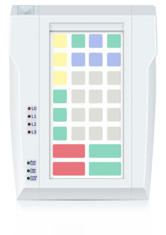 Защищенная клавиатура LPOS-II-032P серого цвета