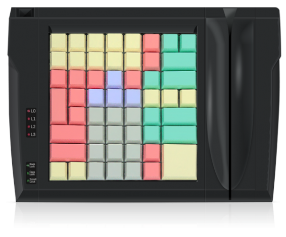 Клавиатура LPOS-II-64 со считывателем магнитных карт